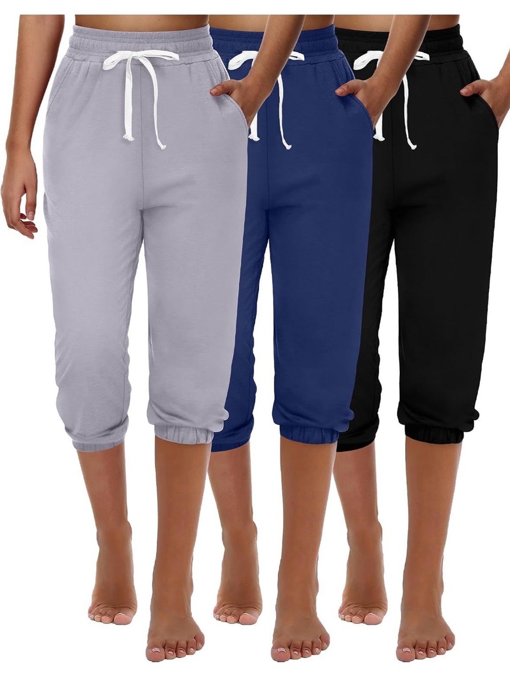 Capri Sweatpants - only 2 - Gray, Navy,